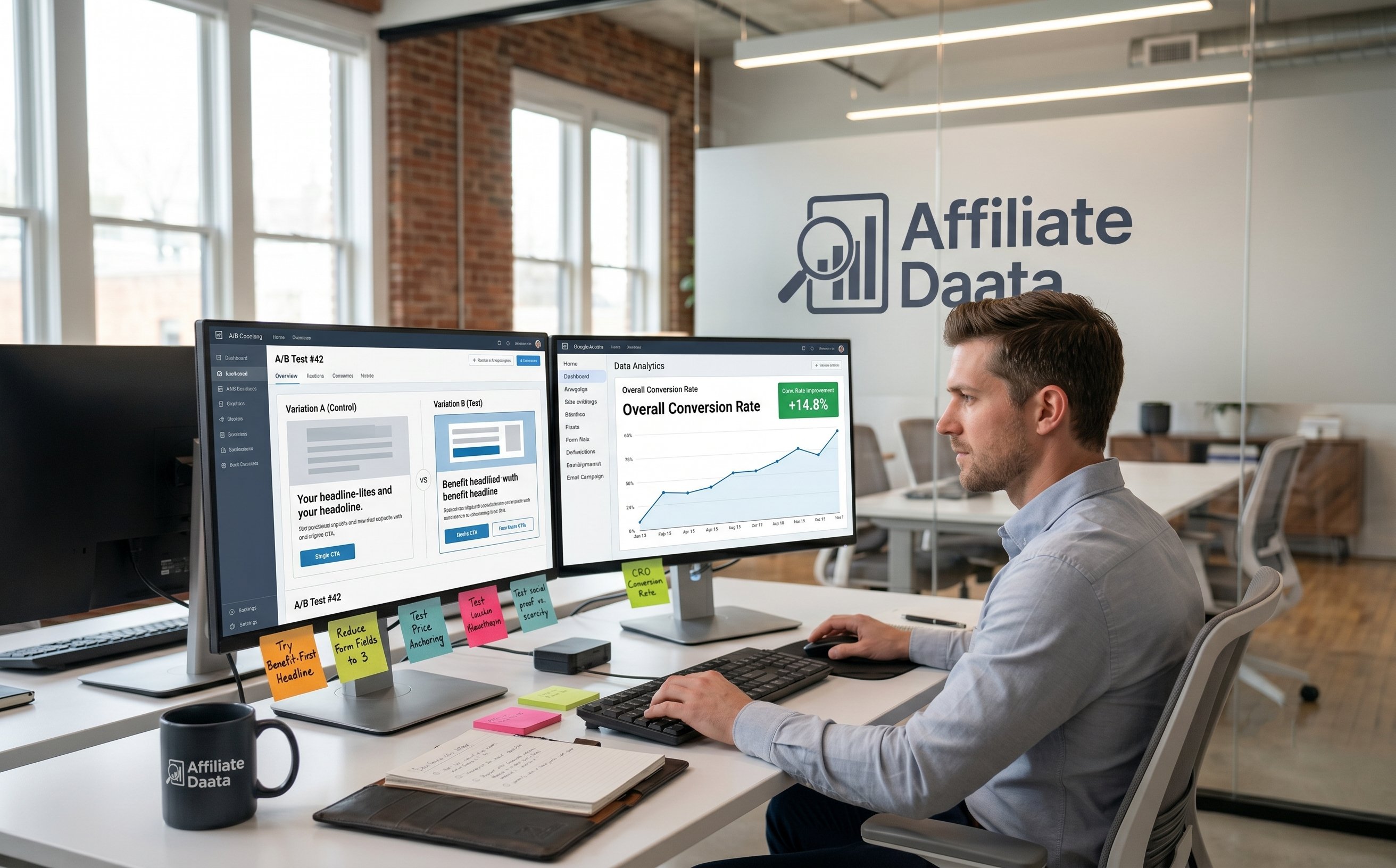 Conversion rate optimization dashboard